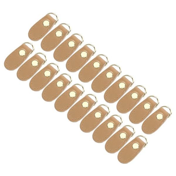 Läder D-ringar Flerfunktions DIY Handväska Sido Clip Spänne med Guld Tillbehör för Väska Tillverkning Tillbehör Beige Guld Tillbehör