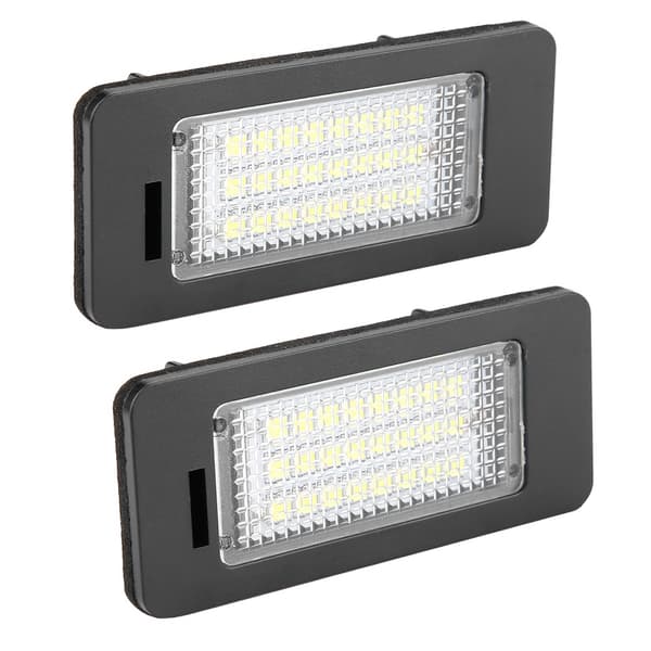 2 stk 1,5W 12V LED 6000K Nummerplate LED Lys Lampe for A4(B8)Allroad A1 2011~2010~A7