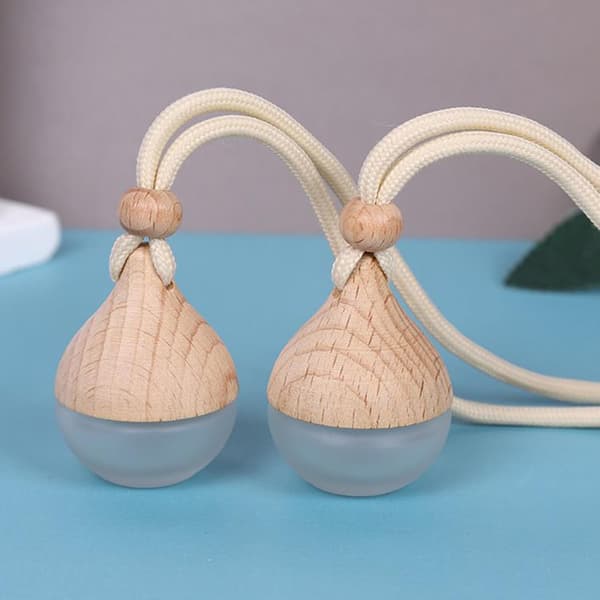 Langvarig biloljediffuser (6 ml) – Påfyllbar varmebestandig dråpeformet aromaterapi for alle rom (bil/hjem/kontor)
