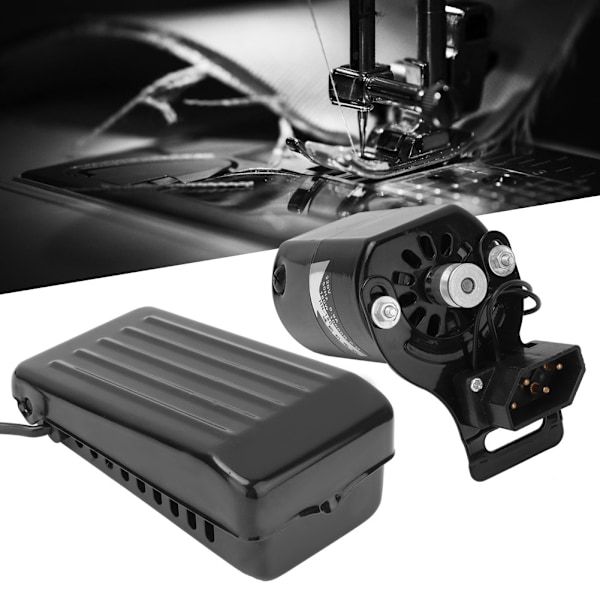 180W Sy Maskin Motor & Fotpedal Kit Set Hushåll Sy Maskin Delar