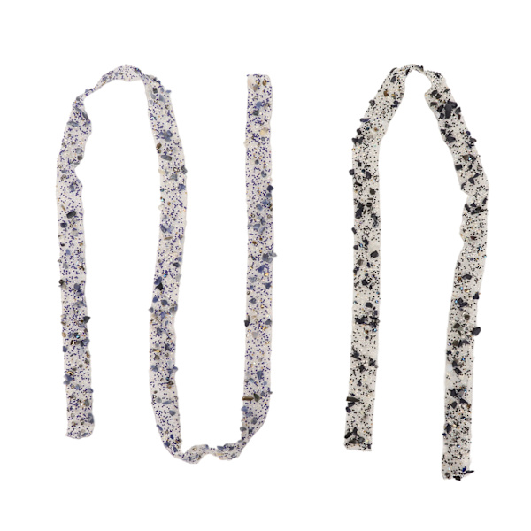 2PCS Resin Rhinestone Strips Ribbons Crystal Glitter Rhinestone Trim för DIY Sko Väska Kläder Halsband