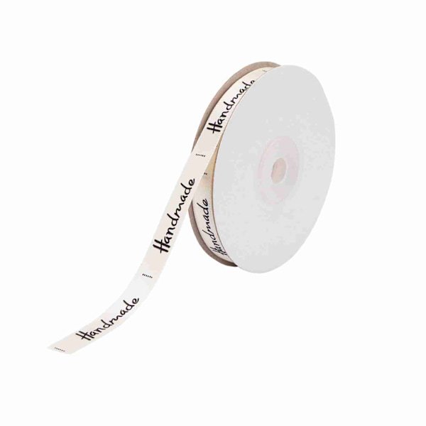 Handgjord bandinslagning satinband presentförpackning för hem/bröllopsdekoration (beige)