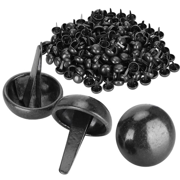 200 stk. fødder pin svampeformet konisk stud 15mm hardware fitting til lædervarer taske kuffert