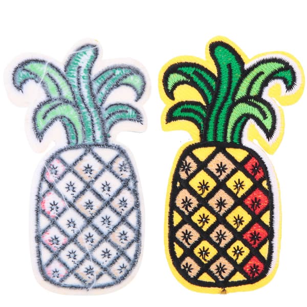 10 stk DIY håndlagde matform sy broderi klær lapper klær tilbehør (ananas)