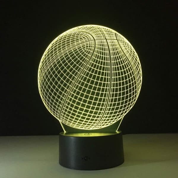 Dekorlampe Illusjon LED Nattlys 3D Nattlys Tredimensjonal