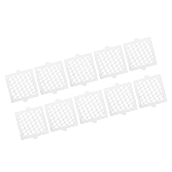 10 kpl kertakäyttöisiä hiustenkerääjiä Monikäyttöinen tehokas neliömäinen vedenpitävä vahva liimakertakäyttöinen suihkukaivon kansi kylpyhuoneeseen 10,5 cm/4,1 tuumaa