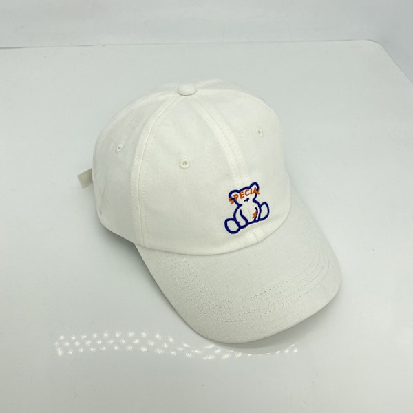 Hatt Dam Alphabet Fyraklöver Broderi Mjuk Topp Sp White