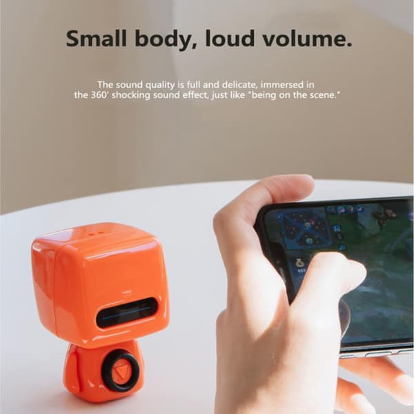Robot Bluetooth-kompatibel 5.0 Trådløs Audio Høyttaler med