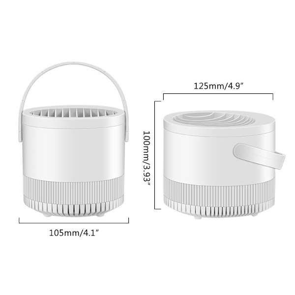 Myggdödande lampa USB elektrisk myggdödare fälla insektsdödare hushållsmyggljus insektsdödare för inomhus och utomhus