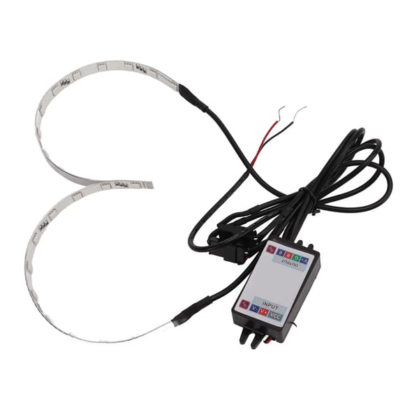 2 stk. Multifarget RGB LED Demon Eye Bluetooth APP-kontroll Halo Ring Frontlys for Bil