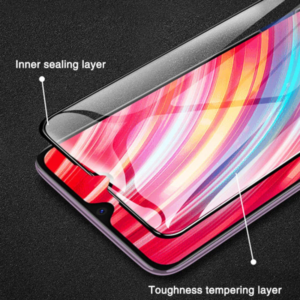 Härdat glas för Xiaomi Redmi Note 8 Full Screen Protector