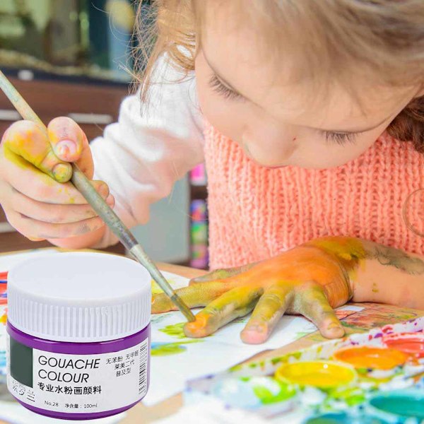 Konsentrert Vannfargemaling Pigment Barn Håndlaget Fargepigment (Fiolett)