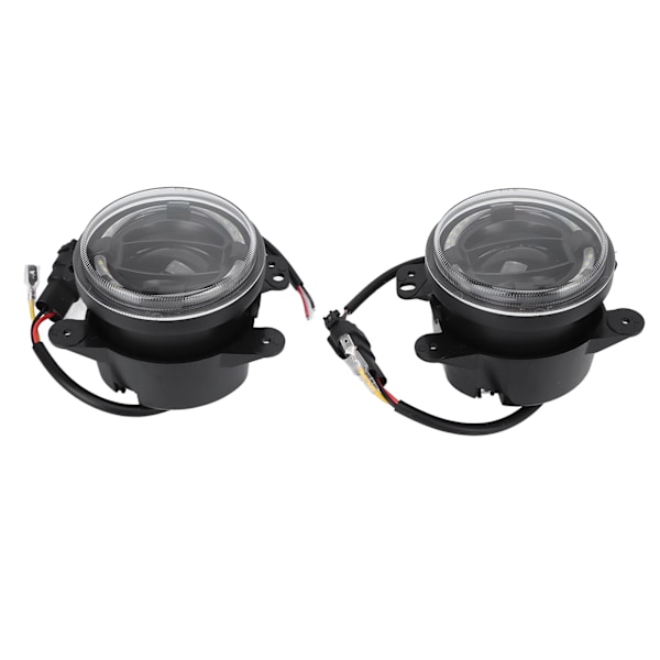 2 st 4 tum LED-Dimljus för Frontstötfångare Runda Körljus Ersättning för Jeep Wrangler 2007‑2018