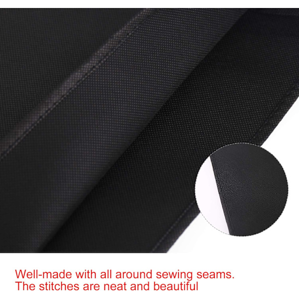Silky Smooth Nonwoven Monitor Dust Cover for 27” 28” 29\" LED LCD Screens Flat Panel HD Display (Size: 28W x 18H x 4D) -Musta