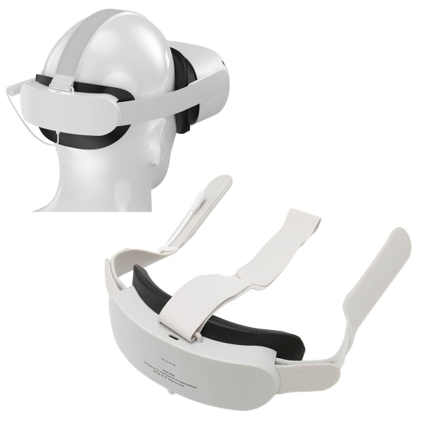 VR Head Strap Förläng 3,5H till 4H Playtime VR Laddningsrem med 6000mAh batteripaket för Oculus Quest 2