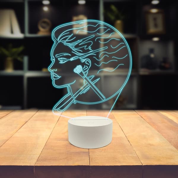 Beauty 3D LED Bordlampe, Sminke Tid Kosmetisk Profesjonell