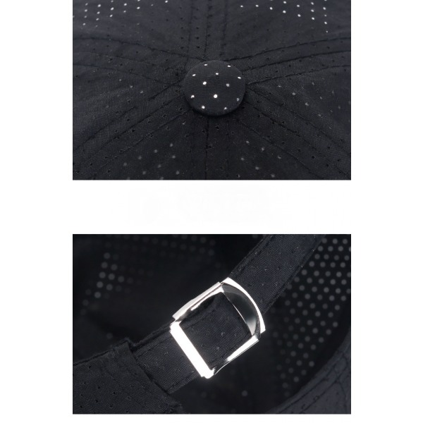 Unisex Andningsbar Full Mesh Baseballkeps Snabbtorkande Löpning h