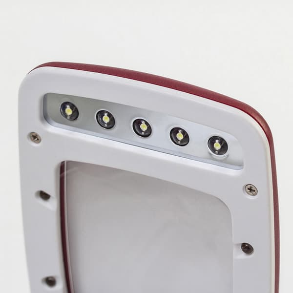Håndholdt bærbar 9 LED-belysningslamper Foldbar LED-skrivebordslampe