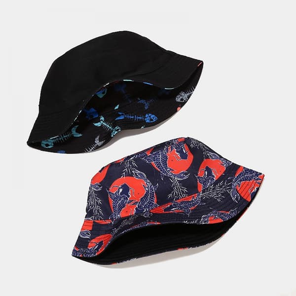 Sød Bucket Hat Strand Fiskerhatte til Kvinder, Vendbar D U
