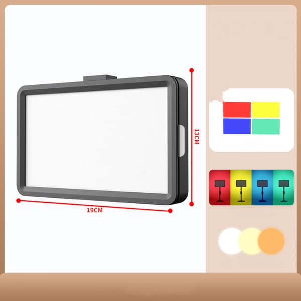 Bærbart fotograferingslys kit dæmpbar LED videolys