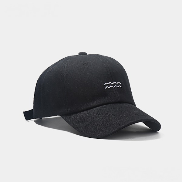 Ny basebollkeps dam ansikte liten enkel stil all-match s Black