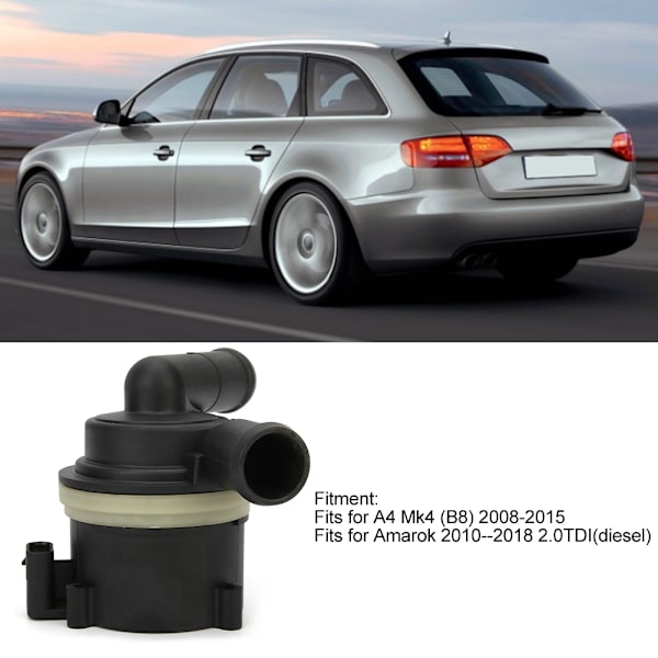 Auxiliær Kølevands Pumpe 03L965561A Passer til Audi A4