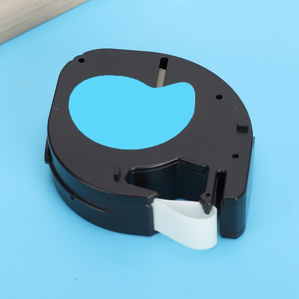 Etikettband för Dymo Sticker Office Supplies LT-12mm Svart på Transparent 12267)