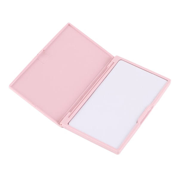 Magnetisk nålfodral rosa plastskal lätt bärbar kompakt sömnad nålförvaringslåda för sömnad