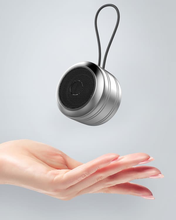 Bluetooth-højttalere med stereolyd, kraftfuld bas Mini højttaler