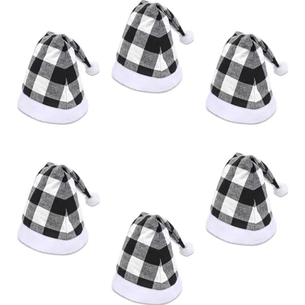 Jule Julehat Plaid Julehat Luksus Plys Hat A