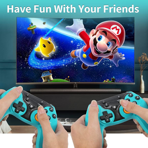 Dobe håndholdt kontroller kompatibel med Nintendo Switch/Switch OLED (blå)