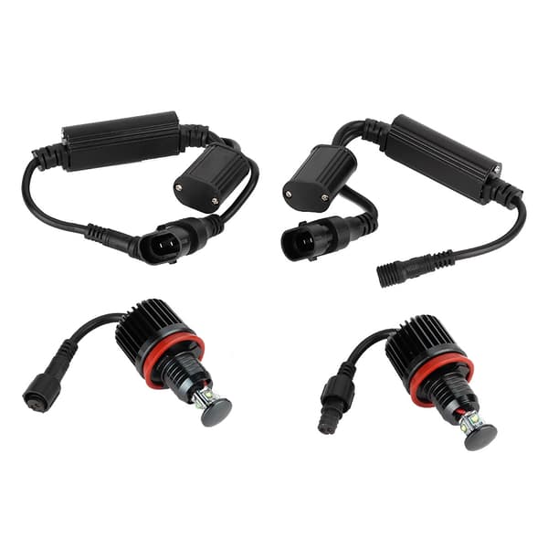 2 st För H8 40W Super Ljusa Angel Eyes Dimljus LED-lampor Passar för E91 E92 E93