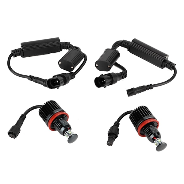2 stk. For H8 40W Super Lyse Angel Eyes Tågeforlygte LED Pærer Passer til E91 E92 E93