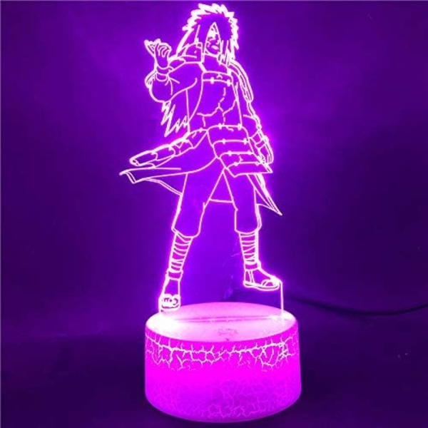 Naruto Kakashi Uchiha Sasuke 3D Illusion Night Light Lamp Sm