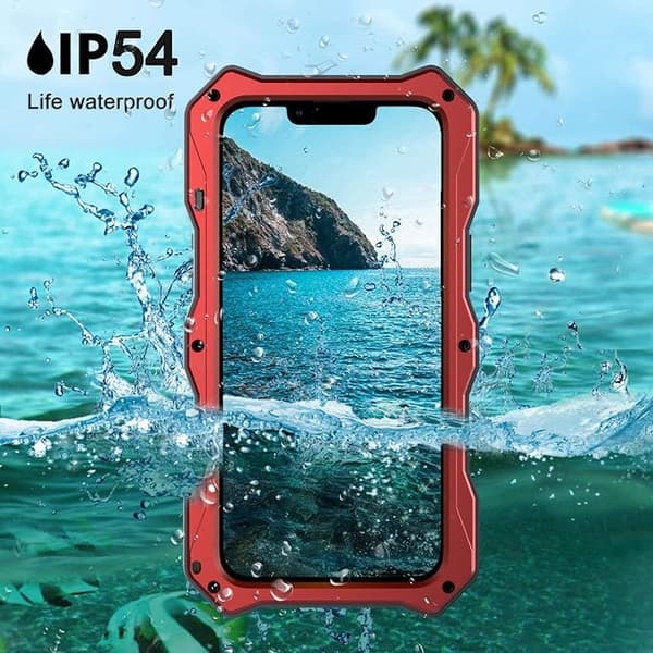 Yhteensopiva iPhone 13 Pro Max vedenpitävän metallikotelon kanssa, Bui