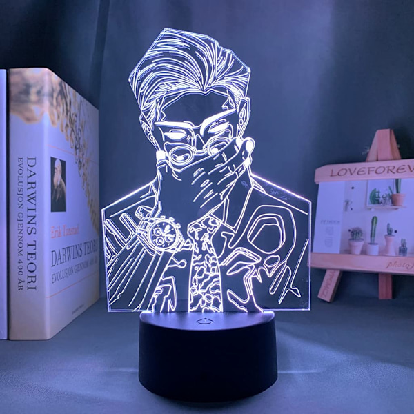 3D nattlampa illusion Led lampa Satoru Gojo Jujutsu Kaisen