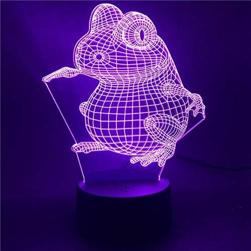 Naruto Kakashi Uchiha Sasuke 3D Illusion Natlampe Sm