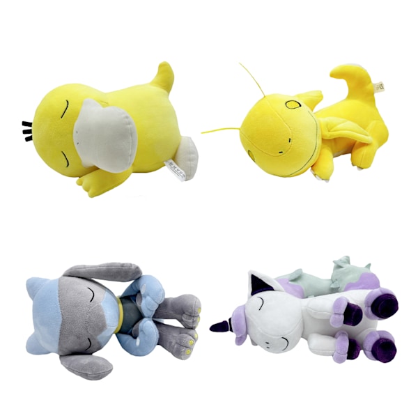 2024 Ny sovande Riolu Ponyta plysch plyschleksak docka, mjuk plyschdjurdocka för barn, bra födelsedag jul halloween val för pojkar flickor Dragon