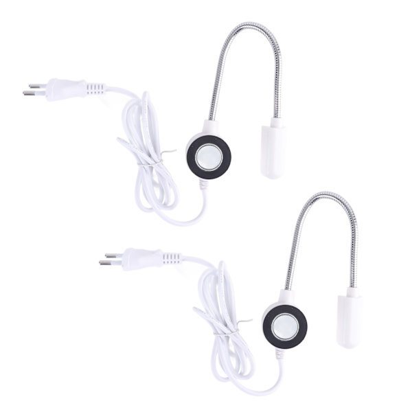 2 stk LED symaskine lys fleksibel arbejds symaskine lys med magnetisk base