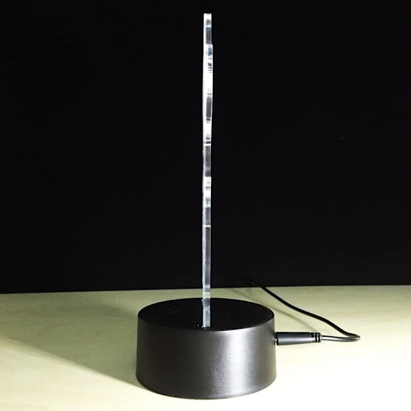 3D Lampa Brachiosaurus Dinosaurie Leksaker Illusion 2D Nattlampa Jul Julfestival Födelsedag Alla hjärtans dag Kärleksgåva