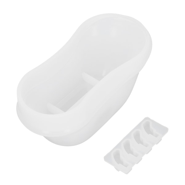 Badekar Oppbevaring Resin Former Lett Demoulding DIY Epoxy Casting Silikon Former for Oppbevaring Nøkkelring Smykker Godteri