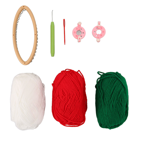 Sock Loom Kit 36 Pegs Stark Metall Enkel Användning Allmänt Använd Liten Stickning Loom Kit för Barn Familj DIY