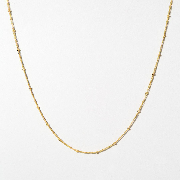 Exklusivt guldhalsband, modernt guldhalsband, mode