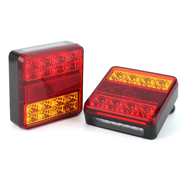 22LED Baklykt Nummerplate Lampe Høy Lysstyrke IP67 Vanntett for Lastebiler Tilhenger Lorry
