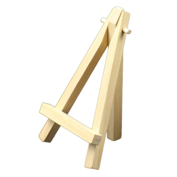 5 stk 5 tommers mini display tre easel trekantet støtte bærbar mini tre kunstner staffeli for bryllup fester