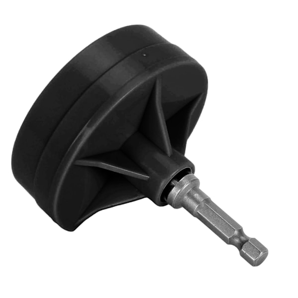 Stickmaskinadapter Snabb Stick Ersättningsbar Virkmaskinadapter med Hex Bit DIY Nål Virkning Borr Kraftfäste Svart
