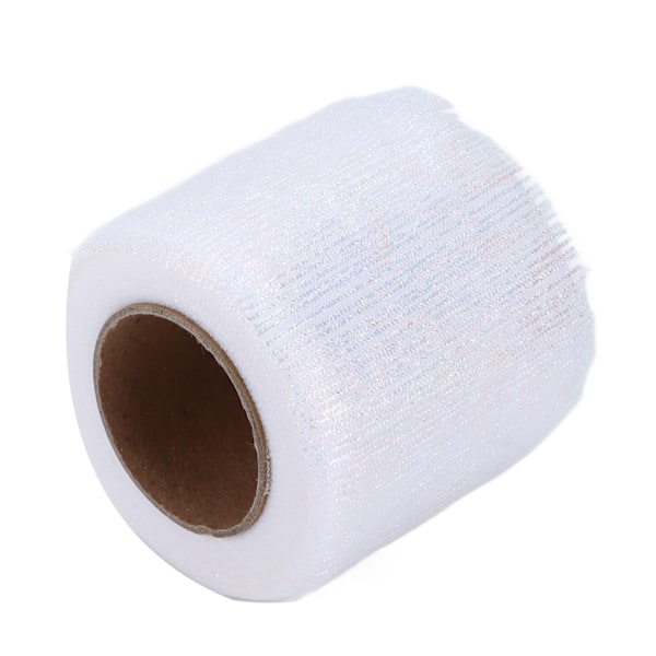 Tulle Rulle Symphony Line Mesh Rulle Manuell DIY Hårprydnad Bågnät Tygtillbehör Vit