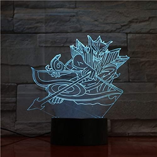 Naruto Kakashi Uchiha Sasuke 3D Illusion Natlampe Sm