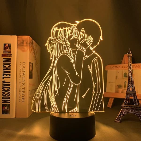SAO Anime Figur LED Lys Søte Gutter & Jenter Julebursdag
