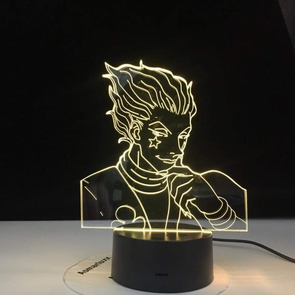 Hunter X Hunter 3D Illusionslampa med Smart Touch, Perfekt Present för Heminredning och Barn